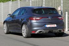 Mulet de Mégane 4 R.S. sur le Nürburgring 3/4 arrière