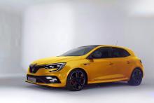 Illustration de la Mégane 4 R.S. de 3/4 avant par Monholo Oumar