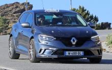 Mulet de Mégane 4 R.S. en Espagne 3/4 avant