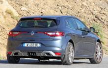 Mulet de Mégane 4 R.S. en Espagne 3/4 arrière