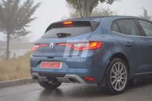 Mulet de Mégane 4 R.S. bleu berlin 3/4 arrière