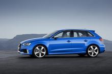 Audi RS3 Sportback 2017 de profil