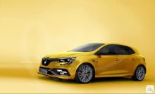 Mégane 4 R.S. vue par Monholo Oumar de 3/4 avant