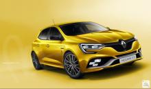 Mégane 4 R.S. vue par Monholo Oumar de 3/4 avant