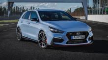 Hyundai i30 N statique de 3/4 avant