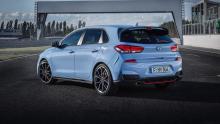 Hyundai i30 N statique de 3/4 arrière