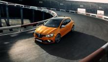 Nouvelle Mégane R.S. orange Tonic en action
